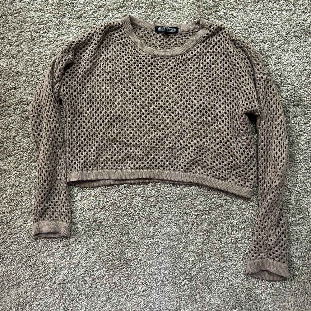 H&M tan small sweater